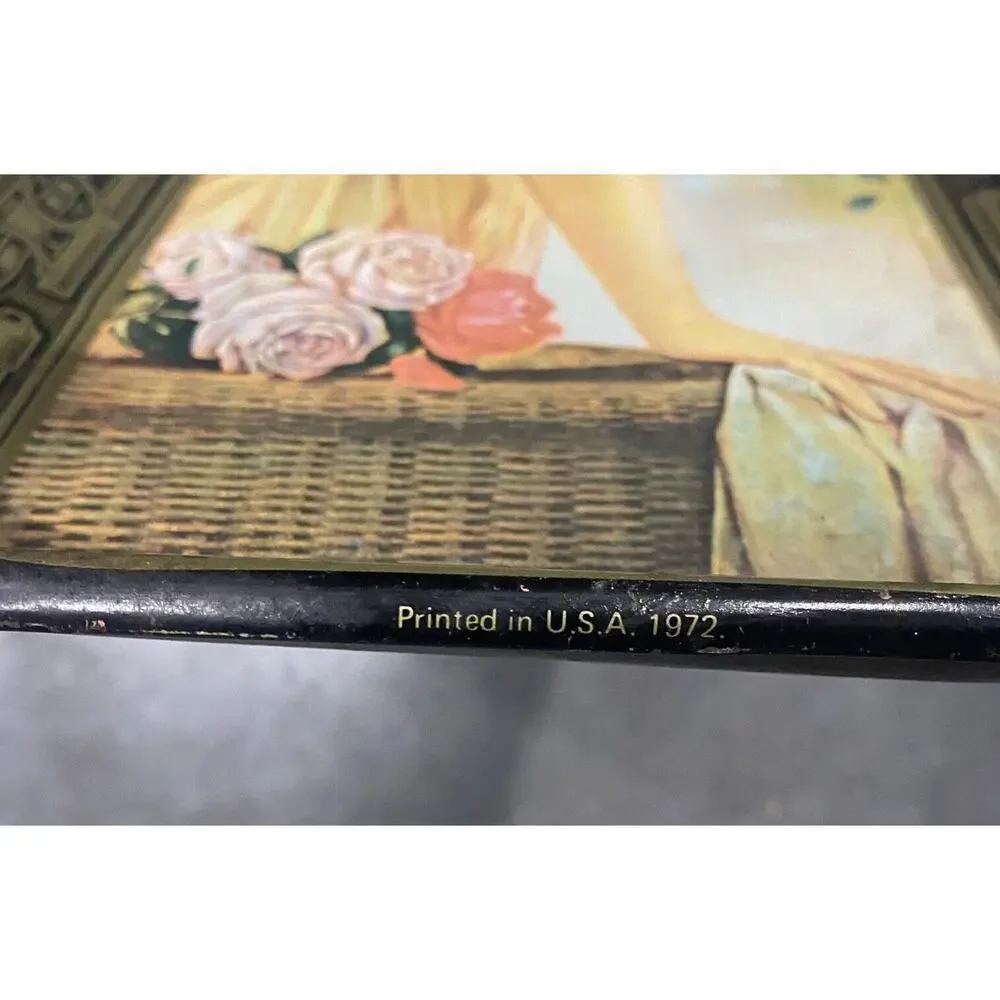 Vintage‎ Coca Cola Tray Advertising 1916 World War 1 Girl 